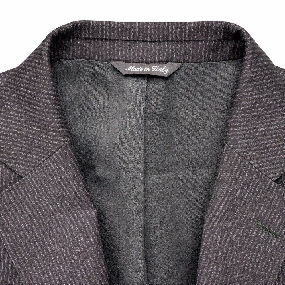 Ermenegildo Zegna Traveller Blazer 38R Wool Silk Pinstripe Italy - Picture 4 of 8
